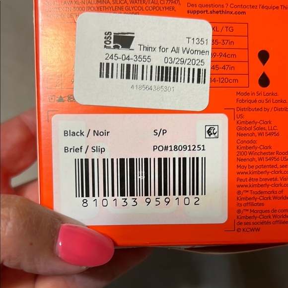 Thinx for All Leakproof Panties - Black - Picture 2 of 4